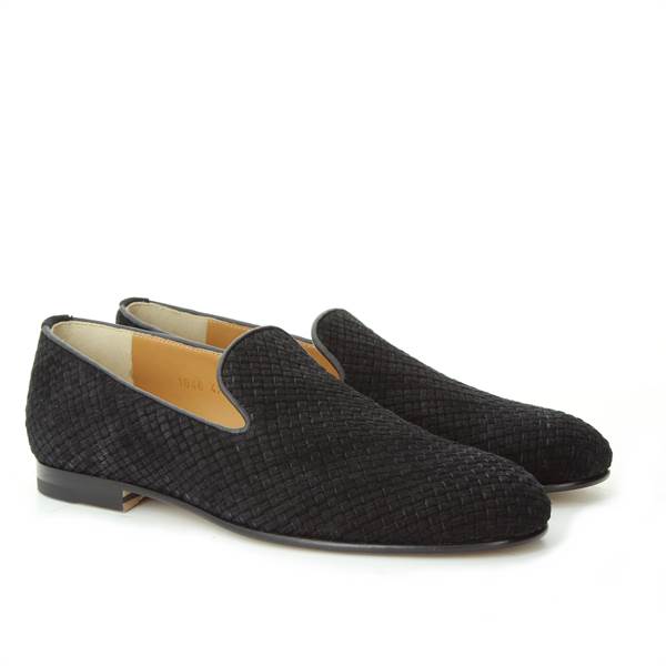 LANCIOTTI DE VERZI LOAFER camoscio black 