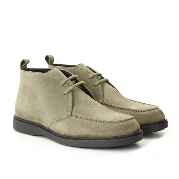 LANCIOTTI DE VERZI POLACCO suede TAUPE 