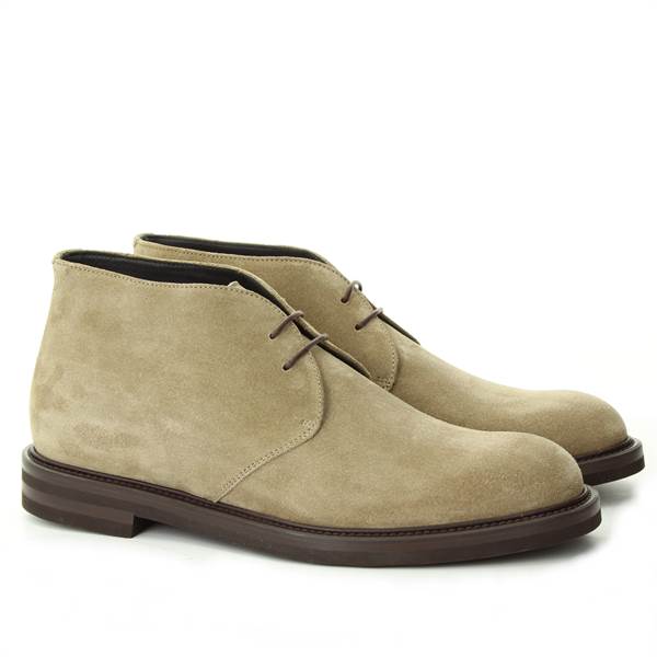 LANCIOTTI DE VERZI POLACCO suede taupe 