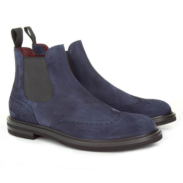 LANCIOTTI DE VERZI beatles suede LIGHT BLUE 