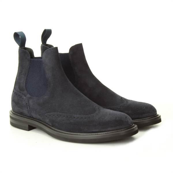 LANCIOTTI DE VERZI BEATLES suede BLU NAVY 