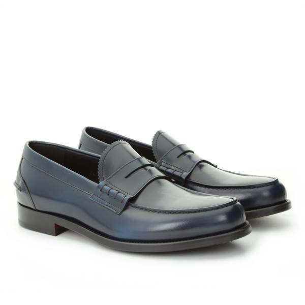 LANCIOTTI DE VERZI MOCASSINO antik bluette 