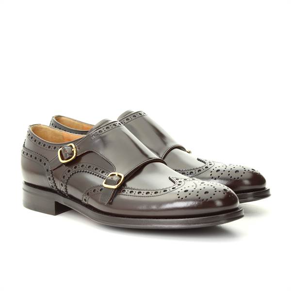 LANCIOTTI DE VERZI DOUBLE BUCKLE antik ebony 