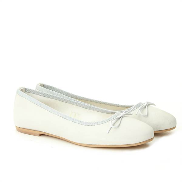 LANCIOTTI DE VERZI ballet flat camoscina GREY 