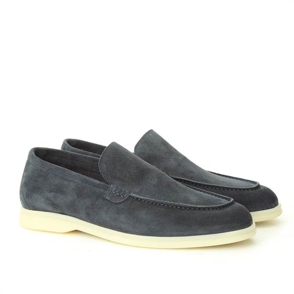 LANCIOTTI DE VERZI LOAFER velour blue 
