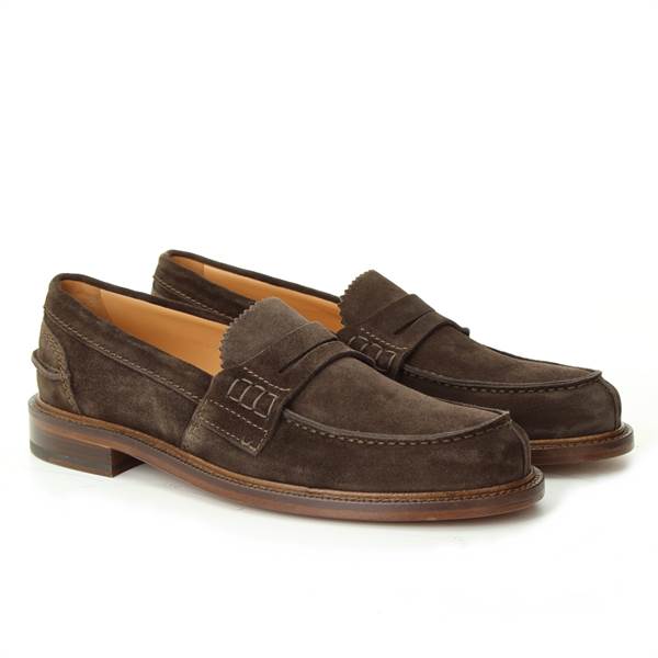 LANCIOTTI DE VERZI MOCCASIN suede BROWN 