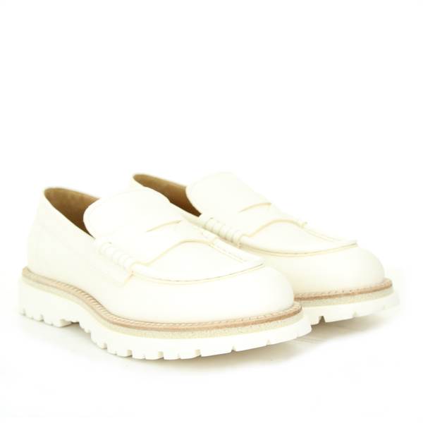 LANCIOTTI DE VERZI MOCASSINO cervo BIANCO 