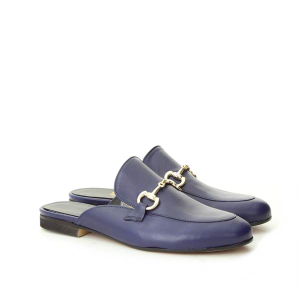 LANCIOTTI DE VERZI SABOT nappa BLU 