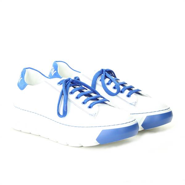 LANCIOTTI DE VERZI SNEAKER vitello bianco elettrico 